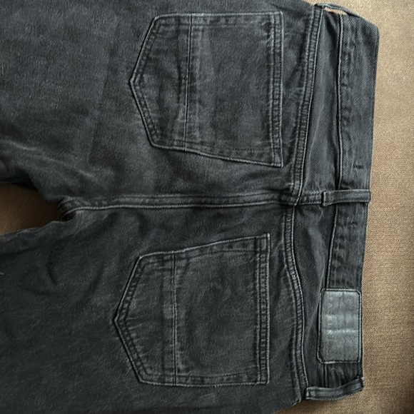 PacSun Men’s Slim 30x32 Black Jeans with rips - Picture 6 of 7